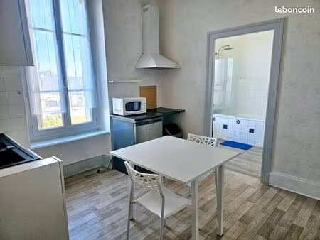 f2 meublé 50 m2 - centre ville