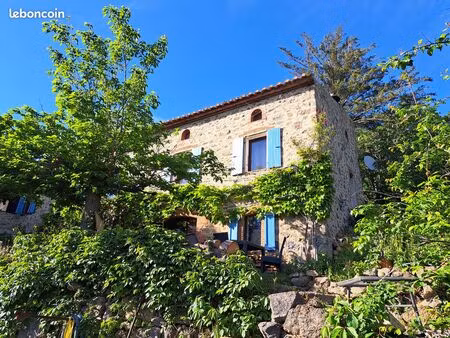 a vendre beau mas en pierres en pays catalan