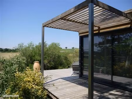 maison récente de plain pied avec terrasse  grand terrain sur les hauts de lozanne avec pi