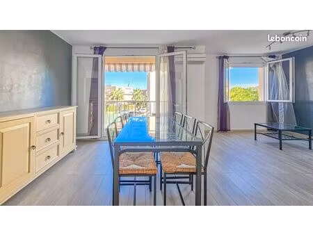 t3 lumineux 63m² + balcon + parking – hyères godillot