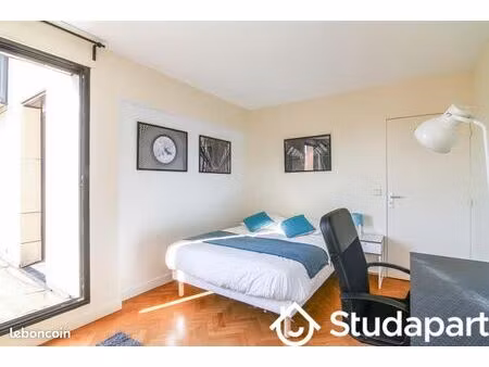 chambre 1 pièce 15 m²