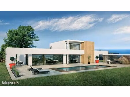 terrain de 4 366 m² à limoux avec maison contemporaine de 190 m² et garage de 36 m² – proj