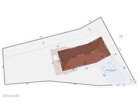 terrain 1 054 m² sainte sigolene