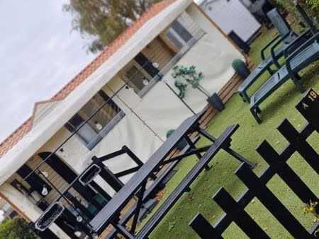 mobil home sur parcelle camping de la motte 4 étoiles quend plage en baie de somme