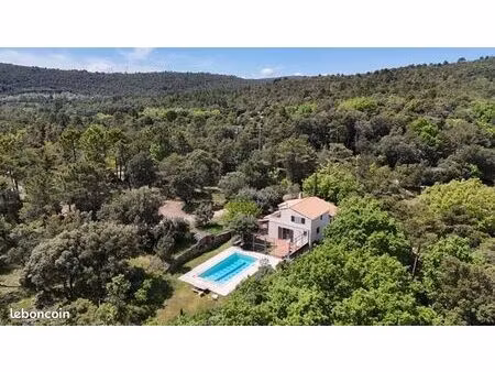 vente | maison | 4p | 3ch | 120 m² | ampus | terrasse · jardin · piscine