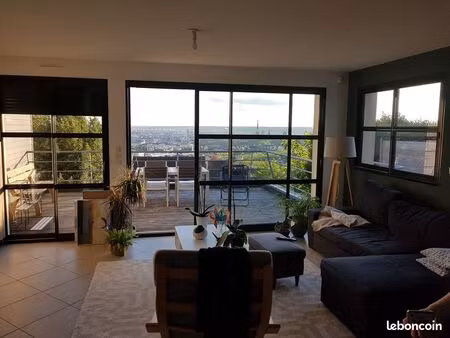 maison contemporaine avec superbe vue sur rouen – 156 m² – quartier recherché