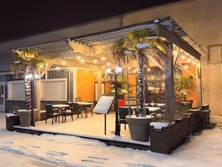 fonds de commerce restaurant – 150 m² – 60 couverts + terrasse 20 couverts – parking privé
