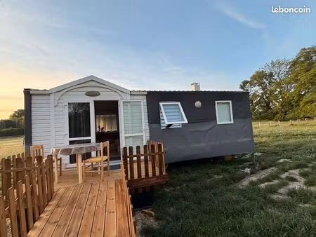 mobilehome rénové 32m² sur roues agricoles