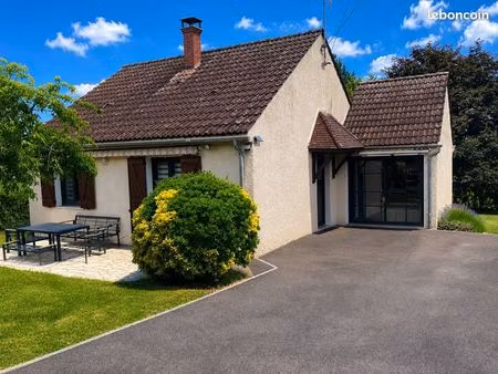 pavillon 4 pièces - 83m2 jardin 1000m2