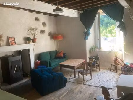 maison de village + grange + jardin