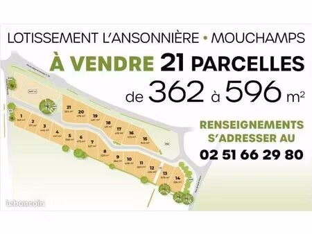 terrain en lotissement