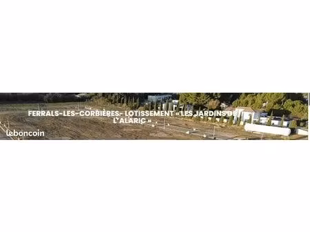 terrain 419 m² ferrals les corbieres