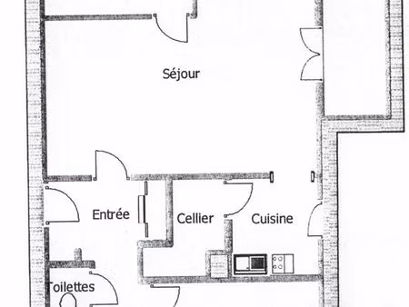 appartement t2bis 54m² – rez-de-jardin