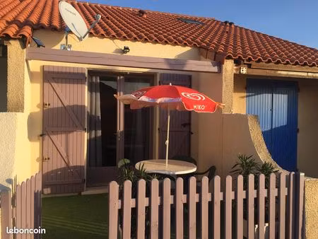 maison dans résidence naturiste leucate