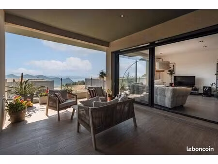 t4 108 m² vue mer exceptionnelle + terrasse 56 m² + garage – barbaggio