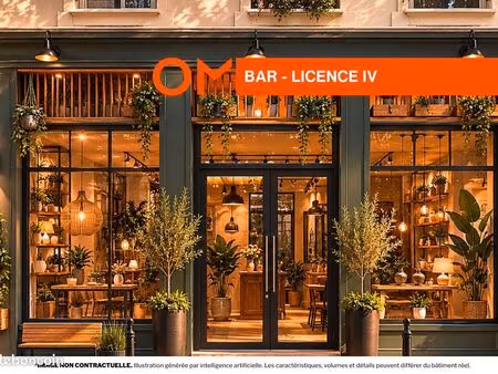 fonds de commerce bar 125 m²