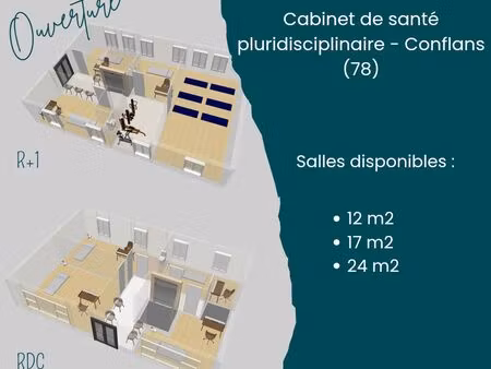 location salle cabinet médical/paramédical