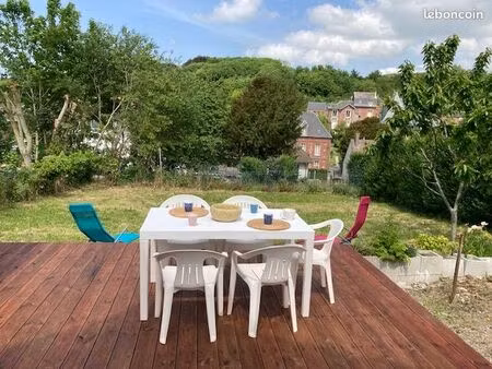 maison 2 chambres avec jardin centre-ville ault