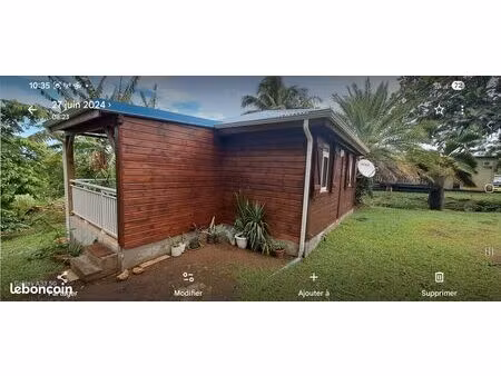 location maison en bois meublée