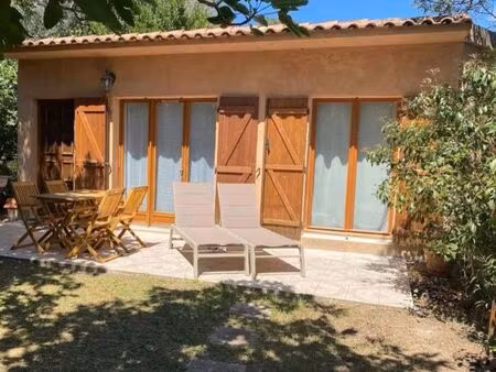 location mini villa 45 m2 terrasse jardin parking