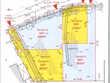 terrain 361 m² l aiguillon sur vie