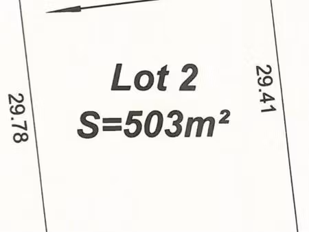 terrain 503 m² les magnils reigniers
