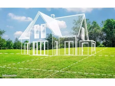 terrain constructible de 584m²
