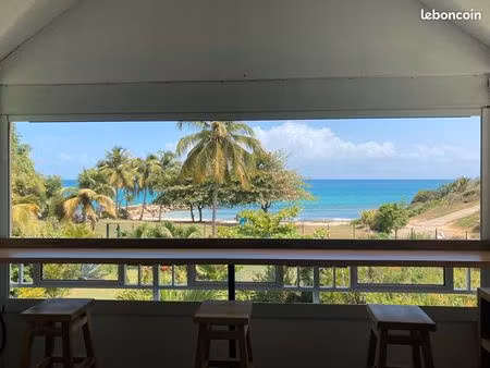 appartement 3 chambres meublé avec très belle vue mer - anse vinaigri dampierre