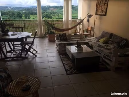 appartement 2 pièces meublé avec terrasse