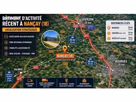 activité/entrepôt à vendre - 370 m²