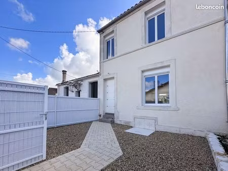 maison rénovée t3 84 m² – jardin – terrasse – garage 24 m² – double accès rue – quartier d