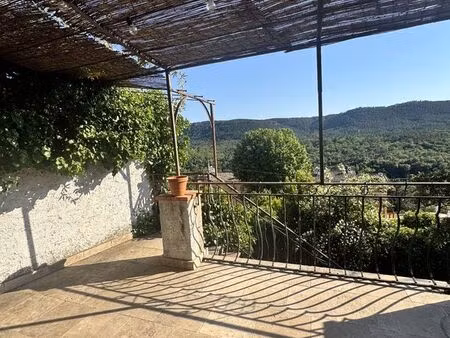 exceptionnelle maison de village-90m2-exposition plein sud-3 chambres- terrasse- bagnols e
