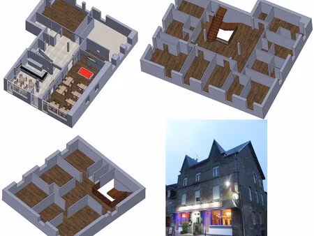 restaurant avec habitation - chambres d'hôtes - maison d'accueil