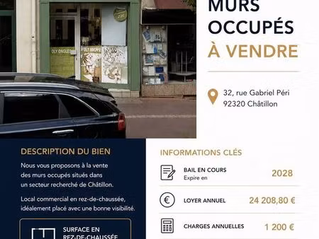 murs occupés à châtillon (92)