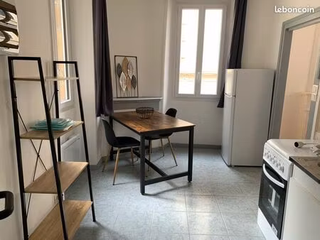 appartement meublé t2 35m2 - centre ville de confolens avec machine à laver