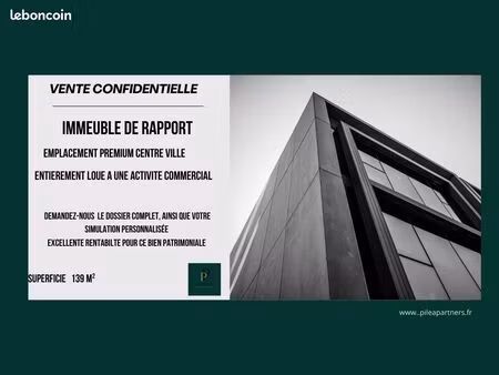 immeuble 139 m² angoulême
