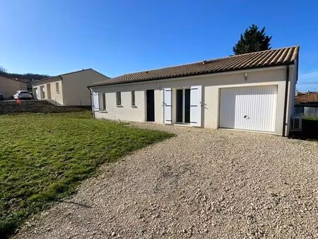 maison neuve contemporaine (2021) - 90 m² - champniers