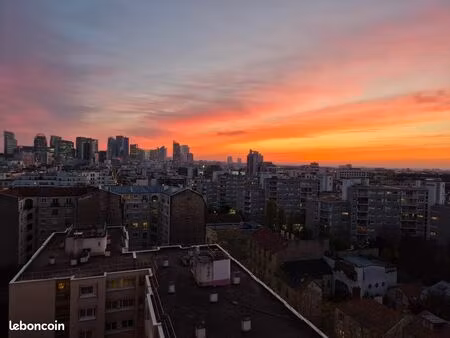 4p vue très dégagée bécon centre