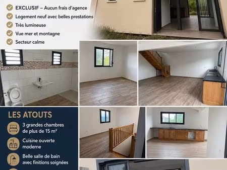 villa a louer la confiance