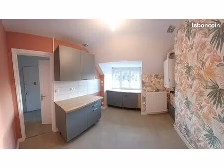 appartement centre falaise 36 m² refait a neuf 2 pièces direct propriétaire 450 / mois