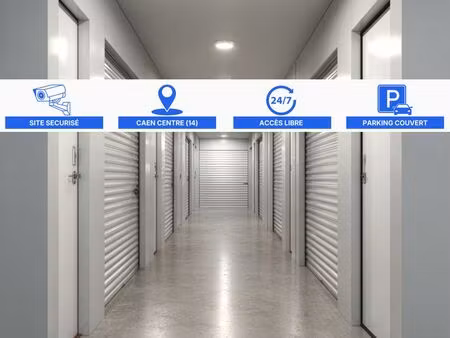 box de stockage sécurisé – caen centre / mondeville / gare-direct propriétaire