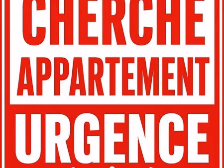 cherche appartement à louer t2/t3