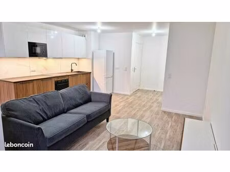t2 meublé 50m² neuf + parking   1ere occupation