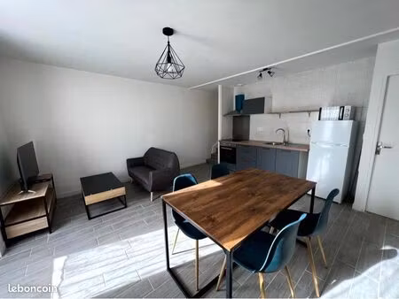 appartement duplex t2 meublé 57m² - proche victor hugo