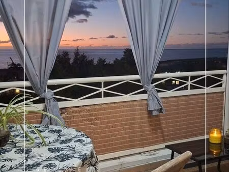 ?t2 meublé vue mer + terrasse- disponible 8 semaines- la possession