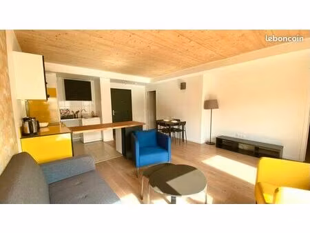 très beau 2 pièces de 50m²/ quartier les boutours - centre ville