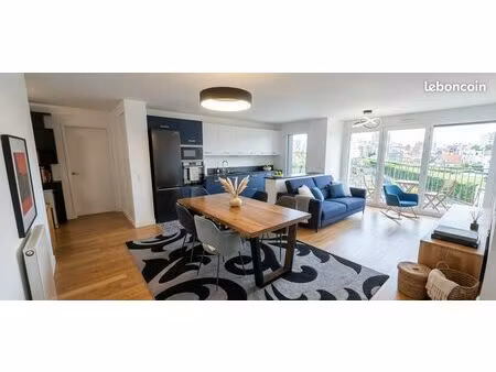 appartement t4 de 95m² – vue tour eiffel – 3 ch. dont suite parentale – 840 000