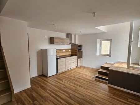 à louer – damblainville – maison 2 pièces rénovée à neuf – 33 m² + cave