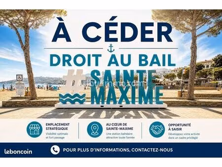 boutique 45 m² sainte-maxime