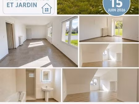 a louer - trouville sur mer - maison 4 pp avec jardin